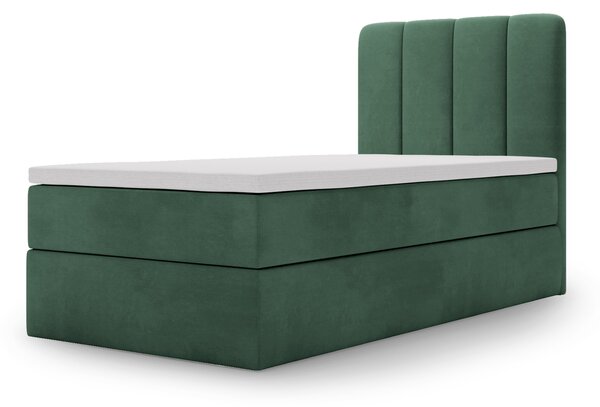 MAGIC MINI kárpitozott boxspring ágy 90x200 - zöld
