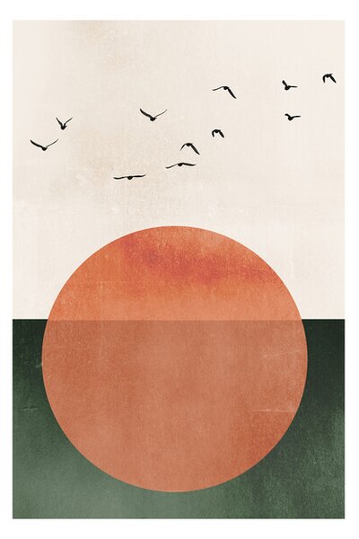 Plakát Kubistika - Rising, (40 x 60 cm)