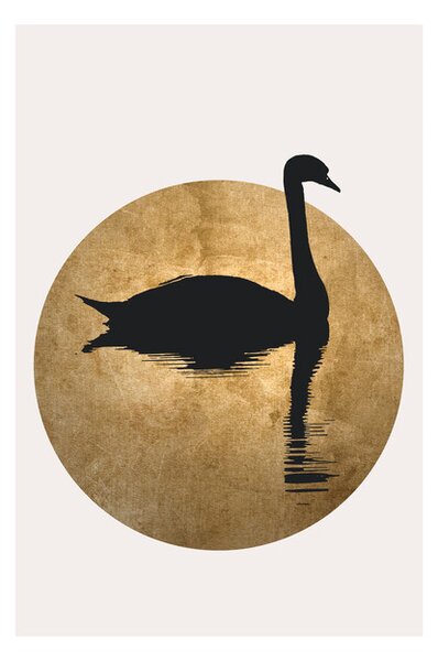 Plakát Kubistika - The swan, (40 x 60 cm)