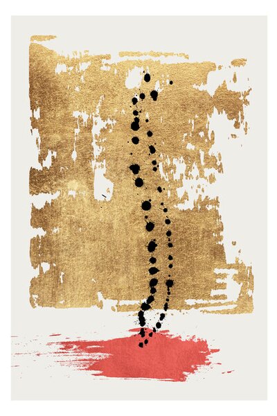 Plakát Kubistika - Drip drop, (40 x 60 cm)