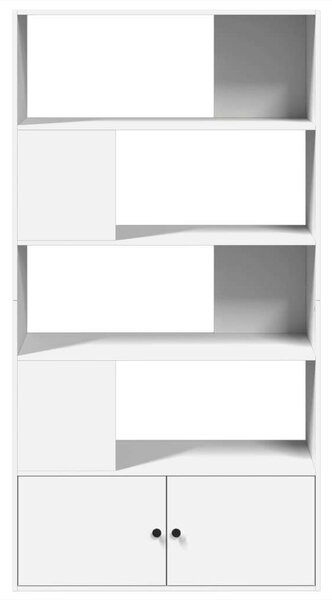 VidaXL Fehér Fa Könyvespolc - 100x36x189 cm