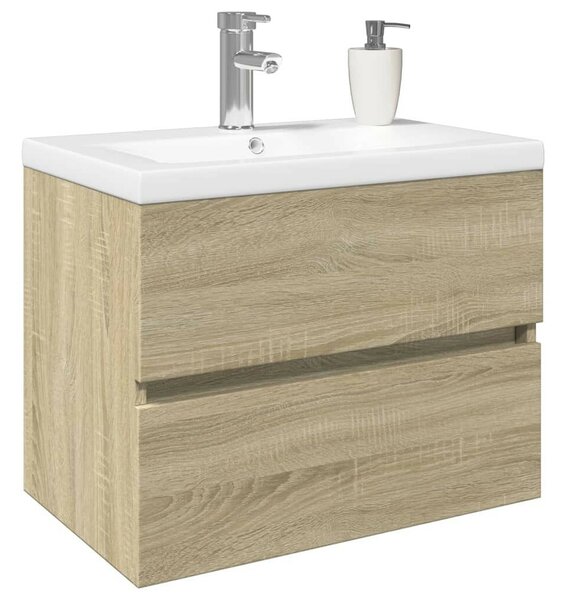 VidaXL Fürdőszoba Bútor Szett - Sonoma Tölgy - 60cm