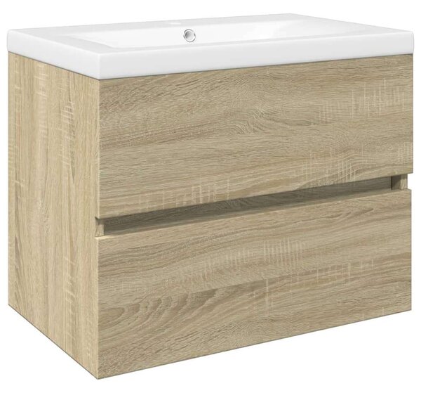 VidaXL Fürdőszoba Bútor Szett - Sonoma Tölgy - 60cm