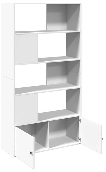 VidaXL Fehér Fa Könyvespolc - 100x36x189 cm