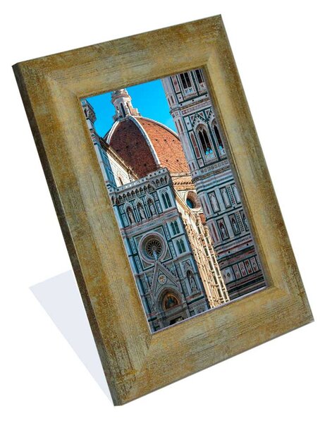 Firenze képkeret antik szürke + paszpartu