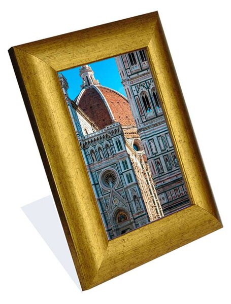 Firenze képkeret arany + paszpartu