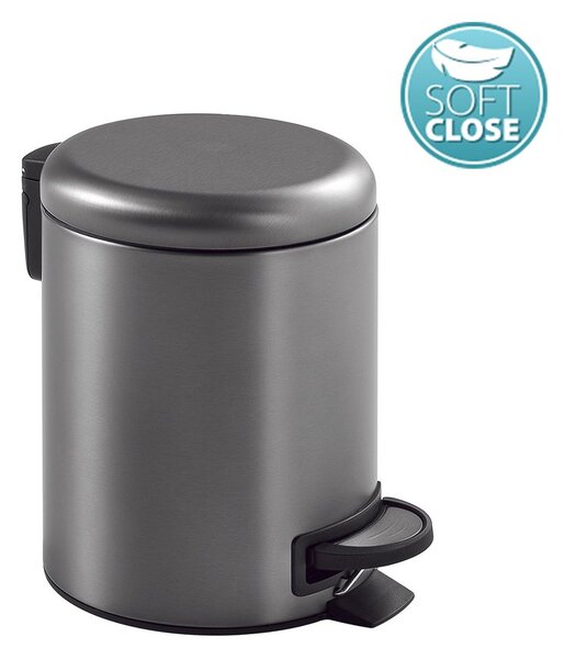 Gedy Gedy, POTTY Kuka 5l, Soft Close, gun metal, 330981