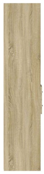 VidaXL sonoma tölgy színű szerelt fa magasszekrény 30 x 42,5 x 185 cm