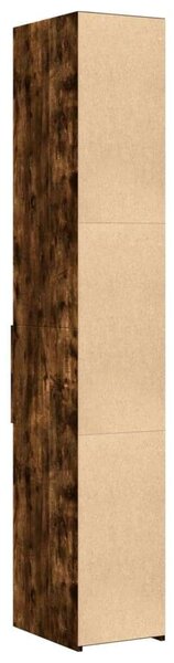 VidaXL füstös tölgy színű szerelt fa magasszekrény 30 x 42,5 x 185 cm
