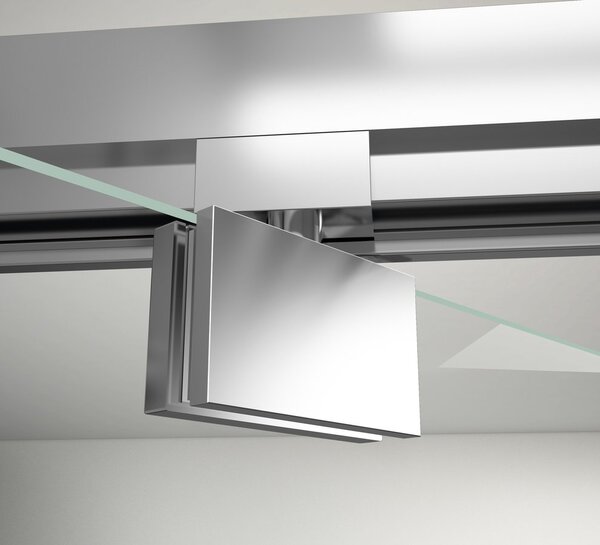 Gelco Gelco, SIGMA SIMPLY négyzet alakú zuhanyparaván forgóajtó 800x800mm L / R változat, átlátszó üveg, GS1279GS3180