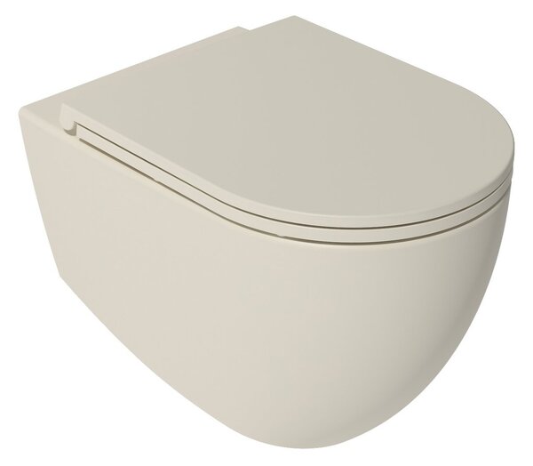 Isvea Isvea, INFINITY WC ülőke SLIM, lágyan záródó, Easy Take, elefántcsont színű, 40KF0532I