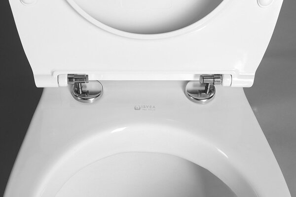 Isvea Isvea, SENTIMENTI WC-ülőke SLIM, Soft Close, Easy Take, fehér, 40D10200I-S