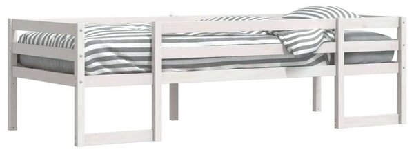 VidaXL fehér tömör fenyőfa gyerekágykeret 90 x 200 cm