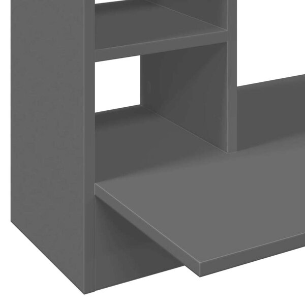 VidaXL Falra Szerelhető Íróasztal - Fekete - 105x48x75 cm