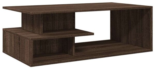 VidaXL barna tölgyszínű szerelt fa dohányzóasztal 102x55x35 cm