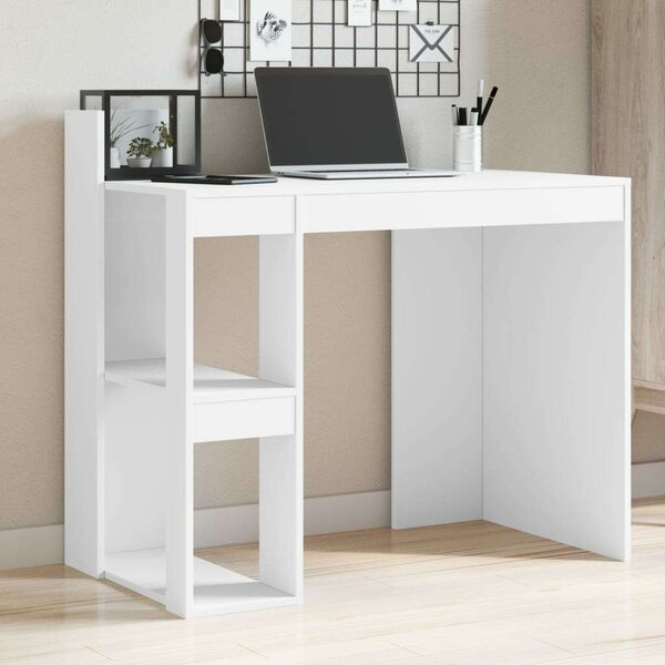 VidaXL fehér szerelt fa irodai asztal 103,5 x 56,5 x 94 cm