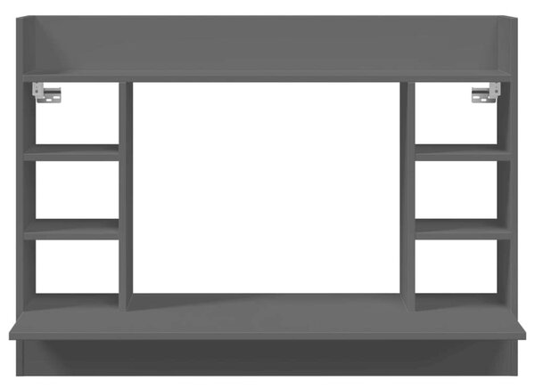 VidaXL Falra Szerelhető Íróasztal - Fekete - 105x48x75 cm