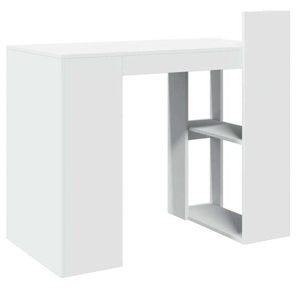 VidaXL fehér szerelt fa irodai asztal 103,5 x 56,5 x 94 cm