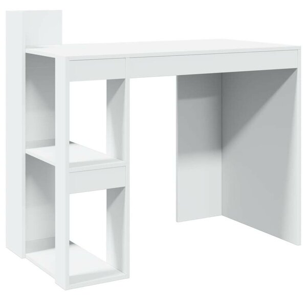 VidaXL fehér szerelt fa irodai asztal 103,5 x 56,5 x 94 cm
