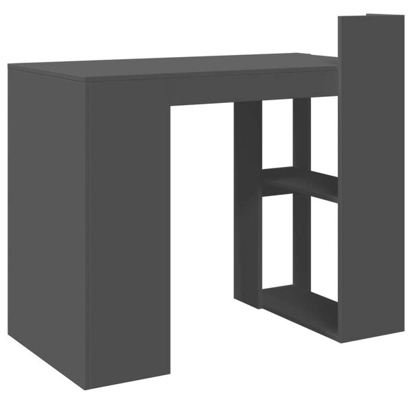 VidaXL Fekete Íróasztal - 103,5x56,5x94 cm