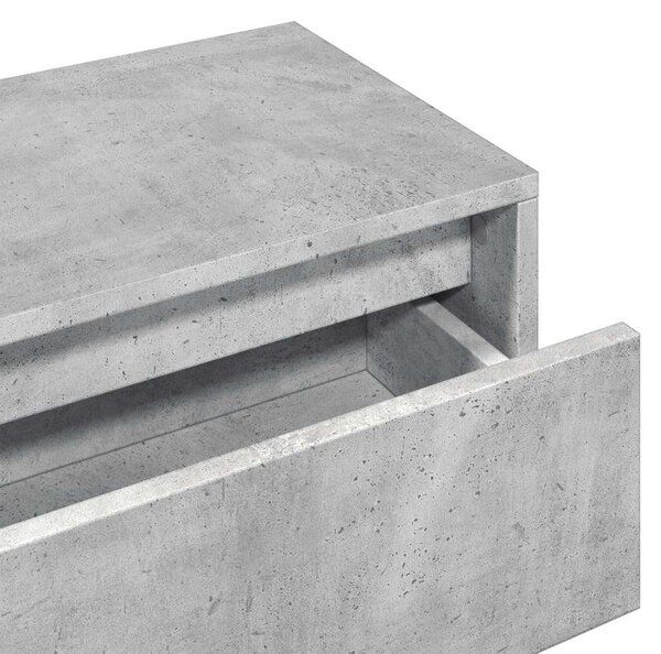 VidaXL 4 részes betonszürke szerelt fa előszobai bútorgarnitúra