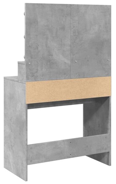 VidaXL Sminkasztal LED-del - 80x41x134,5 cm