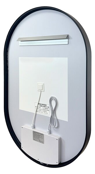 Mereo Mereo, Ovális tükör 50x80 cm, LED világítás, MER-CN170