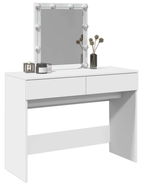 VidaXL Sminkasztal - Fehér - LED - 100x40x130cm