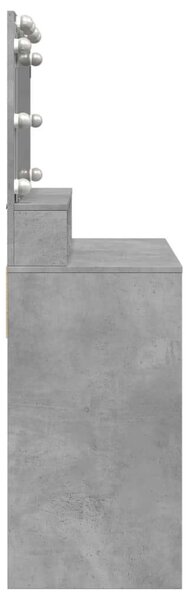VidaXL Sminkasztal LED-del - 80x41x134,5 cm