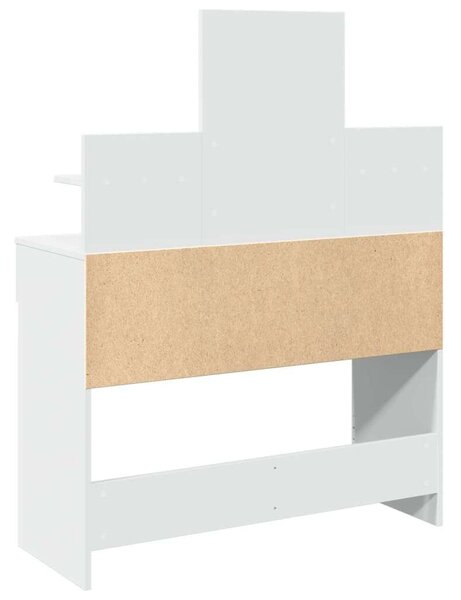 VidaXL fehér fésülködőasztal LED-del 100 x 40 x 130 cm