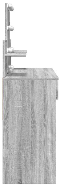 VidaXL Sminkasztal LED-del - 100x40x130 cm