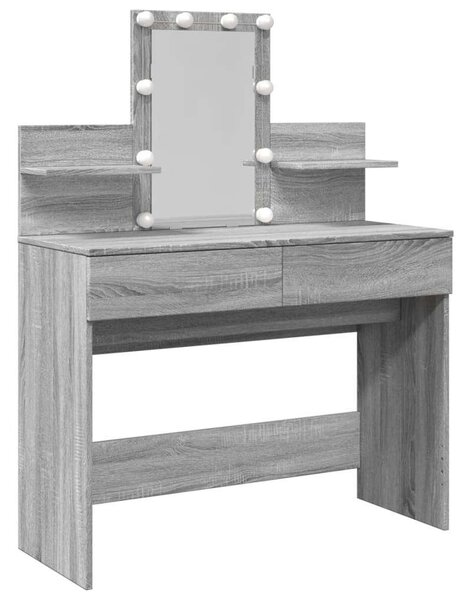 VidaXL Sminkasztal LED-del - 100x40x130 cm