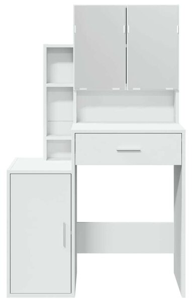 VidaXL Sminkasztal - Fehér - 80x35x132 cm