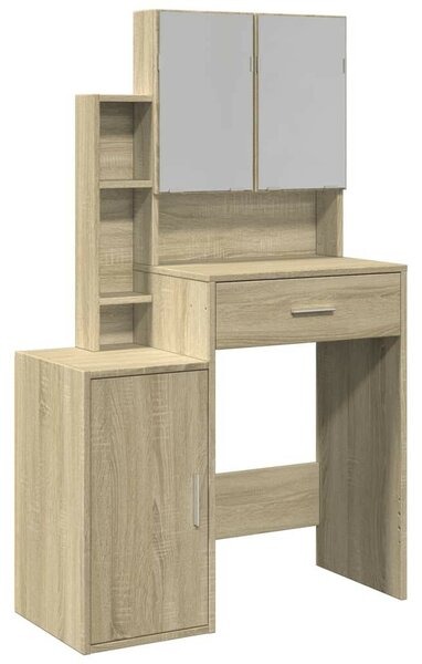 VidaXL Fésülködőasztal Sonoma Tölgy - 80x35x132 cm
