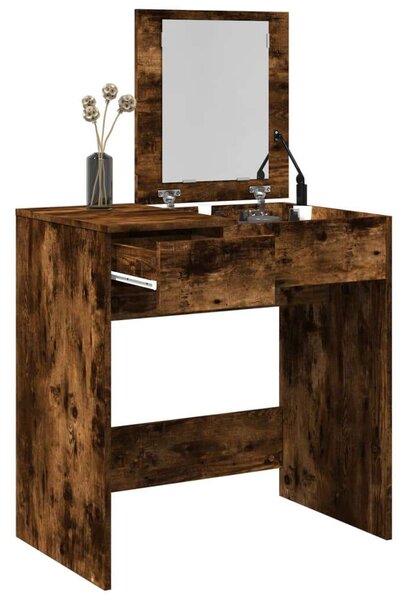 VidaXL Fésülködőasztal - Füstös Tölgy - 73x46,5x120 cm
