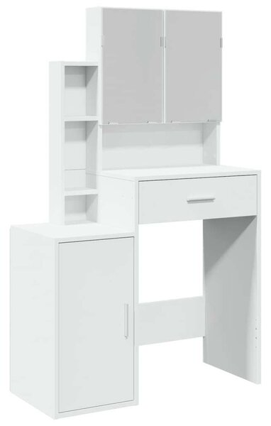VidaXL Sminkasztal - Fehér - 80x35x132 cm