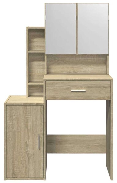 VidaXL Fésülködőasztal Sonoma Tölgy - 80x35x132 cm