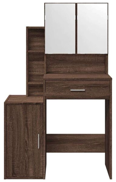 VidaXL Sminkasztal Tükörrel - 80x35x132 cm