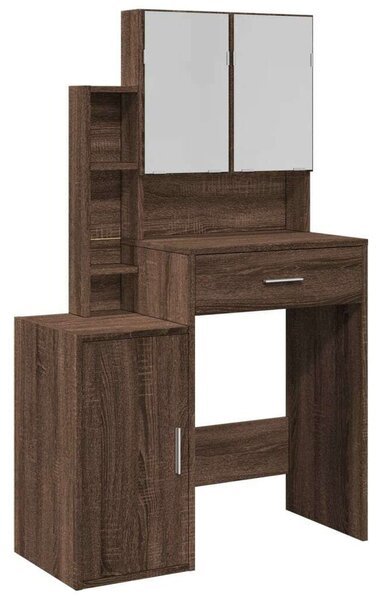 VidaXL Sminkasztal Tükörrel - 80x35x132 cm