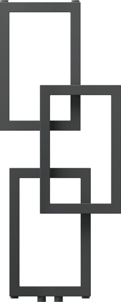 Mexen Grid, dekoratív fürdőszobai radiátor 870 x 360 mm, 209 W, grafit, W215-0870-360-00-66