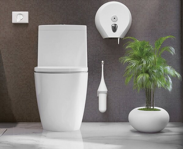 MARPLAST MARPLAST, ECOLORED WC-kefe tartó, ABS, fehér, A65801AW