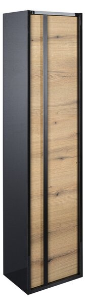 Piramida EURIDIKA OLIVA - FEKETE BETA fali fürdőszobai - ÁLLÓSZEKRÉNY - 35 x 150 x 30 cm