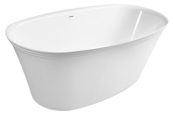 Polysan Polysan, FLORINA szabadon álló kád öntött márvány 170x80x61cm, fehér, 93858
