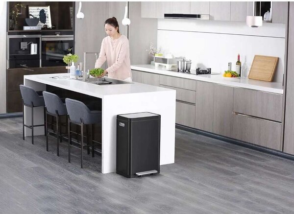 EKO X-Cube Pedálos Szelektív Hulladékgyűjtő - 40 Liter