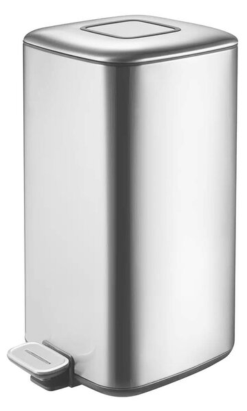 EKO Pedálos Szemetes - Rozsdamentes Acél - 20 Liter