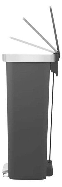 Lépcsős szemeteskosár, EKO, Hana, 45 liter, 1 rekesz, fekete