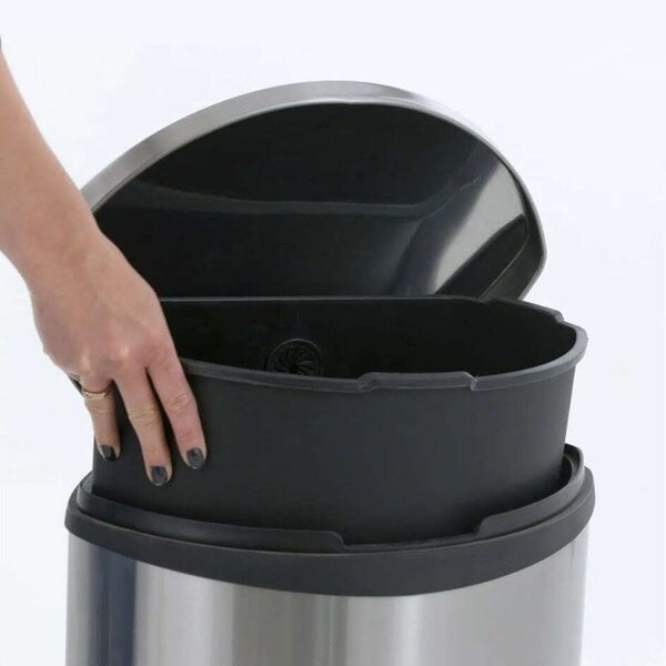 EKO Shell Pedálos Szemetes - 30 Liter
