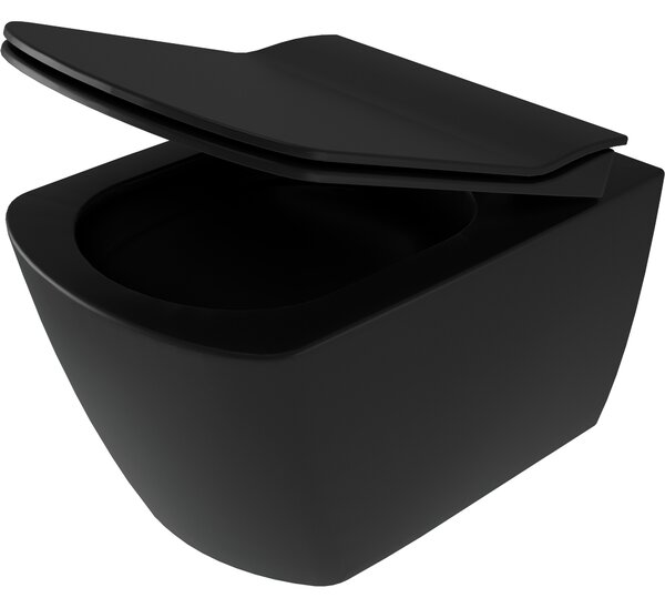 Deante Blur, WC-csésze bidé funkcióval 525x372x349 mm, matt fekete, DEA-CDZ_NWPW