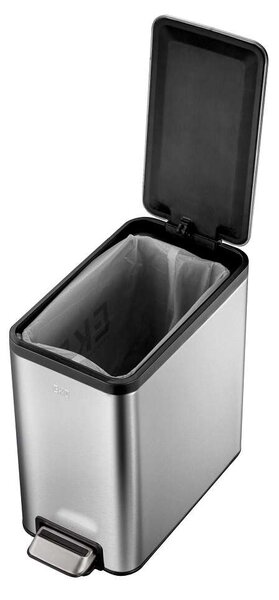 EKO Ecoslim Pedálos Szemetes - Rozsdamentes Acél - 45 Liter