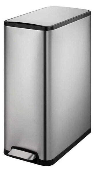 EKO Ecoslim Pedálos Szemetes - 2x20 Liter, Rozsdamentes Acél